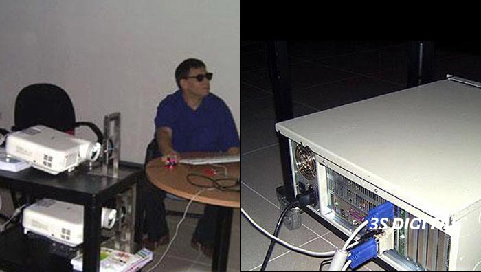 两台投影机打造3D立体影院